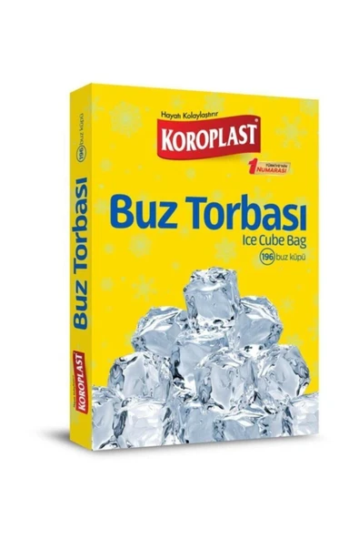 Koroplast Buz Torbası 196 Adet Buz Küpü ürün görseli 1
