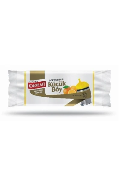Koroplast Mandarin Kokulu Çöp Torbası Küçük Boy 30'lu ürün görseli 1