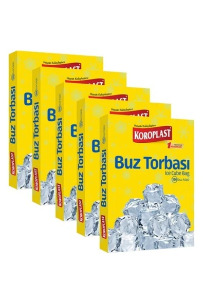 Koroplast Buz Torbası 196 Küp - 5 Paket ürün görseli 1