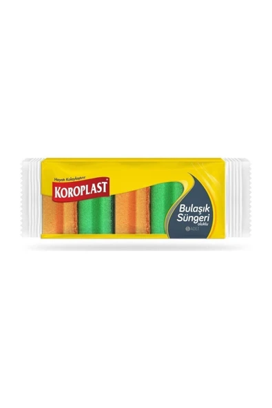 Koroplast 5 Li Oluklu Bulaşık Süngeri ürün görseli 1