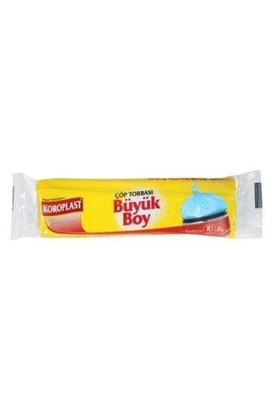 Koroplast Büyük Boy Çöp Torbası 10'lu ürün görseli 1