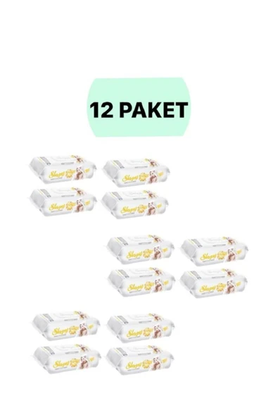 Sleepy Sensitive 90 Yaprak 12'li Paket Islak Mendil & Havlu ürün görseli 1