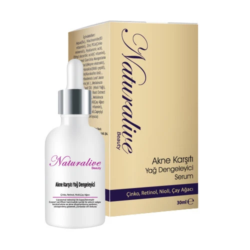 Naturalive Akne Karşıtı Yağ Dengeleyici Serum 30ml ürün görseli 1