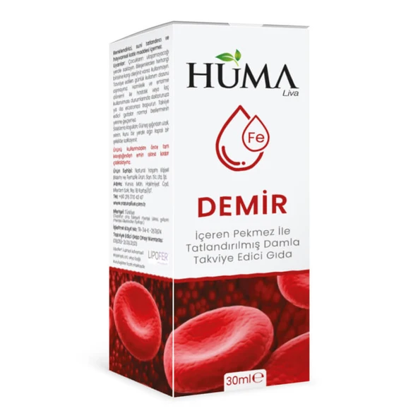 Naturalive Pekmezli Demir Damla 30ml ürün görseli 1