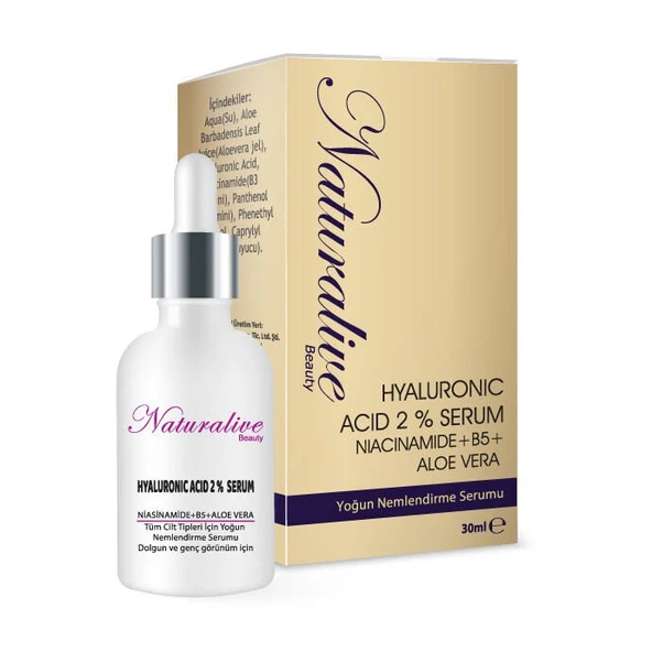 Naturalive Hyaluronic Acid %2 Serum 30ml ürün görseli 1