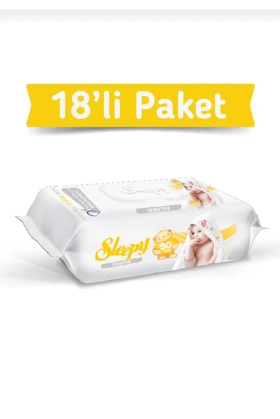 Sleepy Sensitive Islak Havlu 18×90 Lı 1620 Yaprak ürün görseli 1