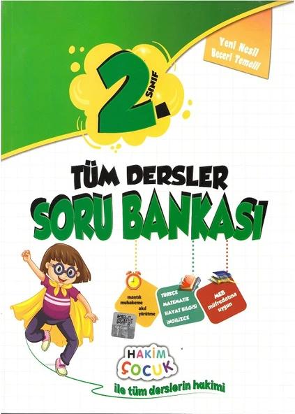 Hakim Yayınları 2.Sınıf Tüm Dersler Kazanımlı Soru Bankası ürün görseli 1