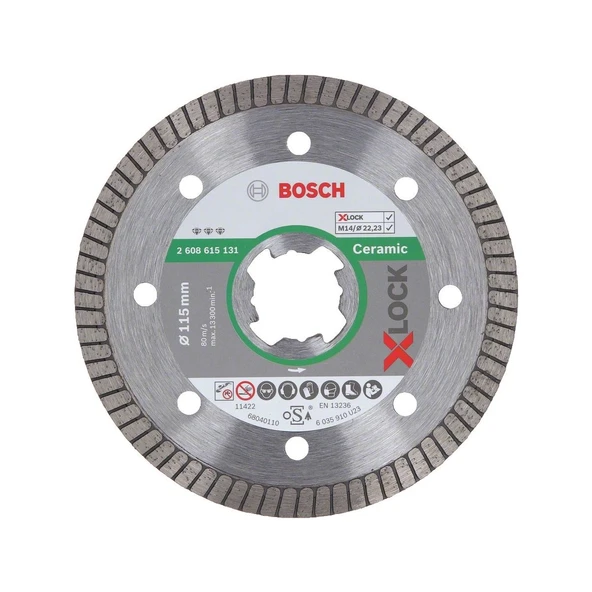 Bosch PRO Ceramic X-LOCK Elmas Kesme 115mm ürün görseli 1