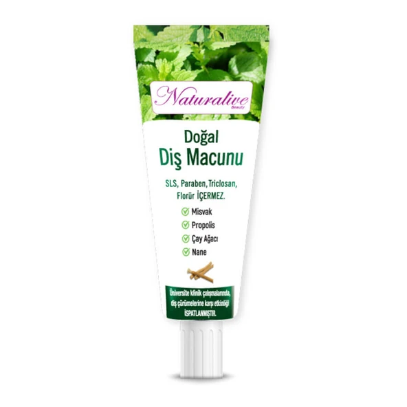 Naturalive Diş Macunu 15ml (Mini Seyahat Boy) ürün görseli 1