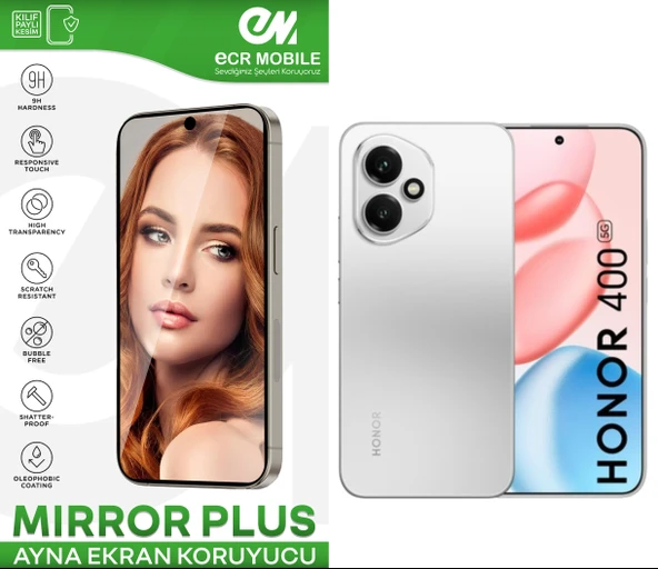 Honor 400 ile Uyumlu Esnek Ayna(Mirror) 9H Nano Ekran Koruyucu ürün görseli 1