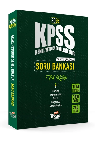2026 Kpss Lisans: GYGK Tek Kitap Çözümlü Soru Bankası (Tüm Dersler) ürün görseli 1