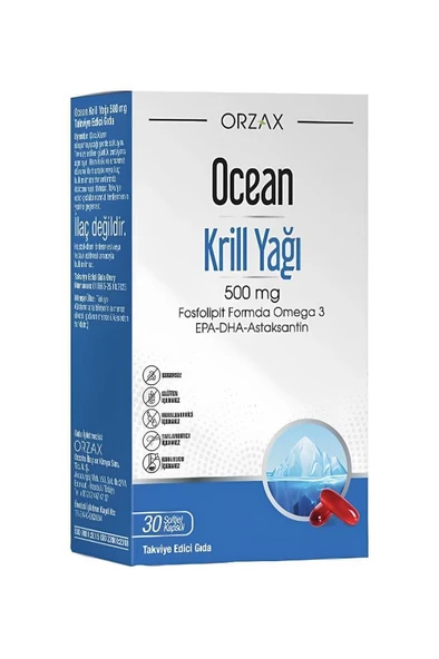 Ocean Krill Oil 500 mg 30 Kapsül ürün görseli 1
