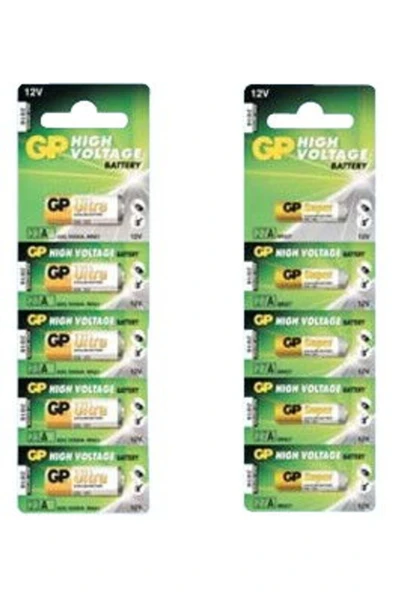 ÇETİNLER REZİSTANS GP 27A 12V Alkalin Kumanda Pili 5'li ürün görseli 1