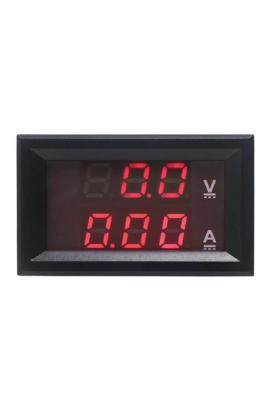 Motorobit Dc 100v 10a Voltmetre - Ampermetre Panel Tipi ürün görseli 1