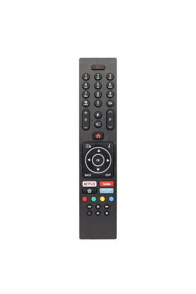 Vestel LCD LED KUMANDA VESTEL NETFLİX YOUTUBE PRİME VİDEO TUŞLU RC-43135P YAZISIZ ürün görseli 1