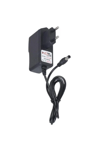 hightex HT1101 12V 1A 5.5x2.5 Priz Tipi Adaptör ürün görseli 1