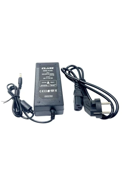 Class PA-2403 24Volt 3Amper Plastik Kasa Adaptör - Resim 3