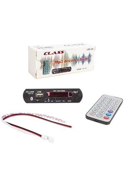 Class Usb 123 Usb Sd 12 Volt Mp3 Giriş Bordu ürün görseli 1