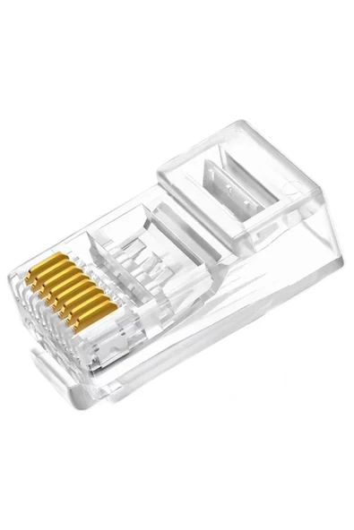NcK Powermaster Pm-18439 Ez Rj45 Cat5/cat6 Açık Uçlu Soket 8p/8c Elektromer (100lük Paket) ürün görseli 1