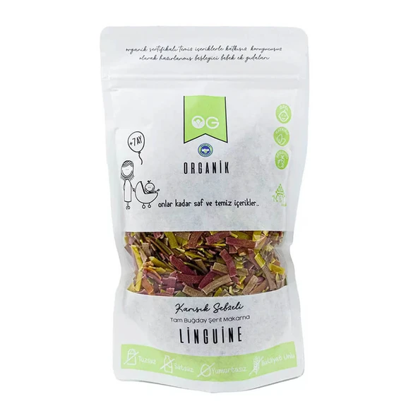OG Organik Sebzeli Linguine 200gr ürün görseli 1