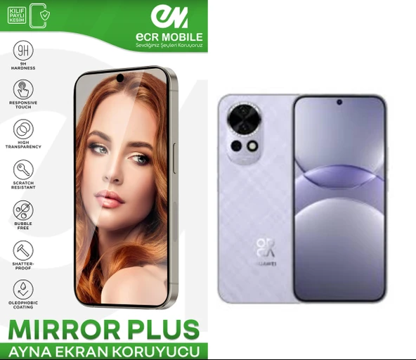Huawei Nova 13 ile Uyumlu Esnek Ayna(Mirror) 9H Nano Ekran Koruyucu ürün görseli 1