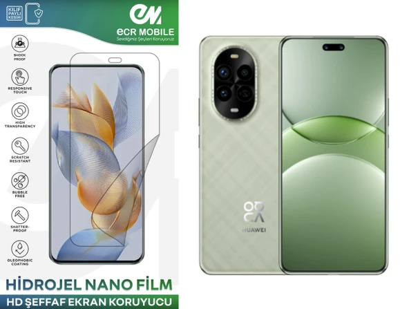 Huawei Nova 13 Pro ile Uyumlu Hidrojel Ekran Koruyucu Film HD-ŞEFFAF(Tempered Cam Değildir!) ürün görseli 1