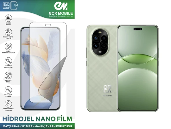 Huawei Nova 13 Pro ile Uyumlu Hidrojel Nano Ekran Koruyucu Film MAT(Tempered Cam Değildir!) ürün görseli 1