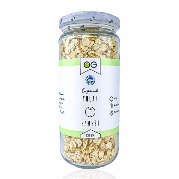 OG Organik Yulaf Ezmesi 210gr ürün görseli 1