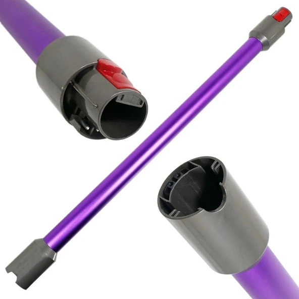Dyson V15 Detect Absolute ile Uyumlu Süpürge Borusu Mor - Resim 3