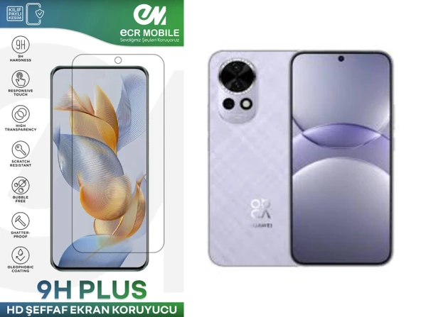 Huawei Nova 13 Ekran Koruyucu 9H Esnek Nano Cam Tam Uyumlu Şeffaf ürün görseli 1