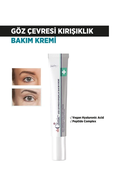 DR. CLİNİC GÖZ ÇEVRESİ KIRIŞIKLIK BAKIM KREMİ 15 ML ürün görseli 1