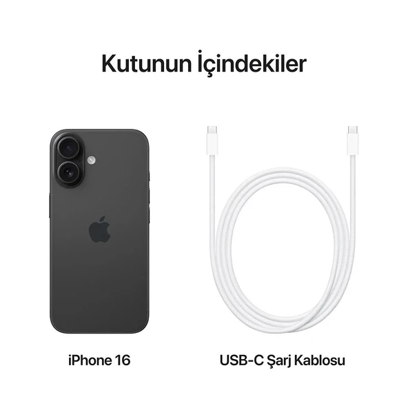 Apple iPhone 16 128GB Siyah - Resim 6