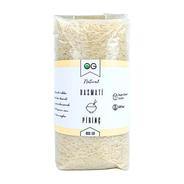 OG Basmati Pirinç 800gr ürün görseli 1
