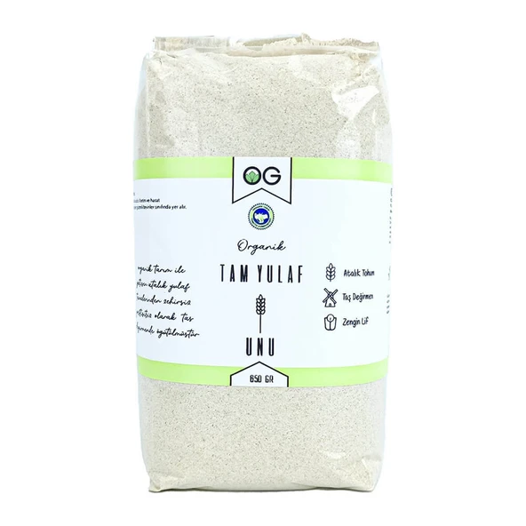OG Organik Tam Yulaf Unu 650gr ürün görseli 1