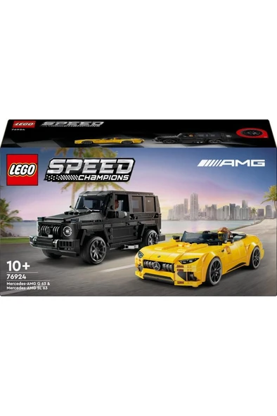 LEGO ® Speed Champions Mercedes-AMG G 63 ve Mercedes-AMG SL 63 76924 – 10 Yaş ve Üzeri Set(808Parça) ürün görseli 1