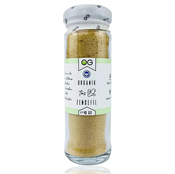 OG Organik Toz Zencefil 40gr ürün görseli 1