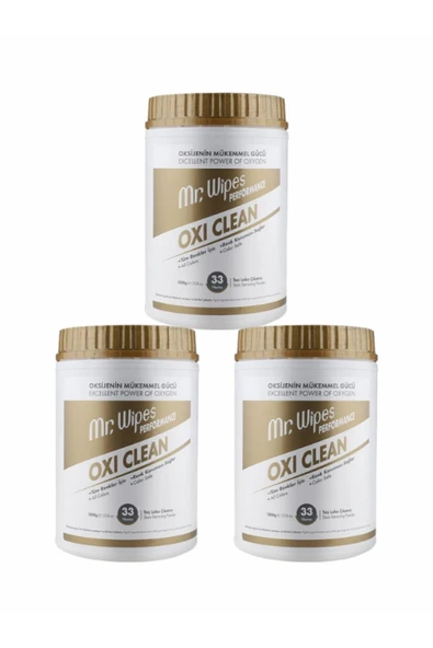 FARMASİ 3'LÜ MR. WİPES PERFORMANS OXİ CLEAN LEKE ÇIKARICI 1000 GR ürün görseli 1
