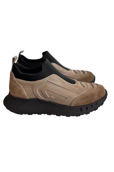 Vizon Hakiki Deri Comfort Taban Sneaker ürün görseli 1