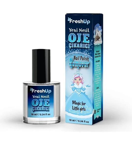 FRESH UP YENİ NESİL DOĞAL ÇOCUK OJE ÇIKARICI NATUREL KOKUSUZ 10 ML ürün görseli 1