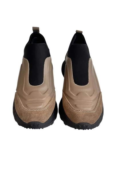 Vizon Hakiki Deri Comfort Taban Sneaker - Resim 3