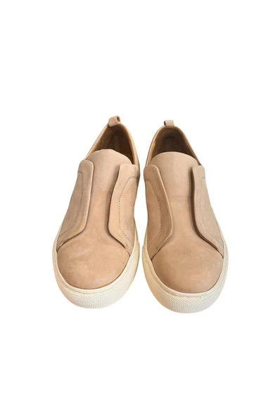 Pudra Hakiki Deri Comfort Taban Sneaker - Resim 2