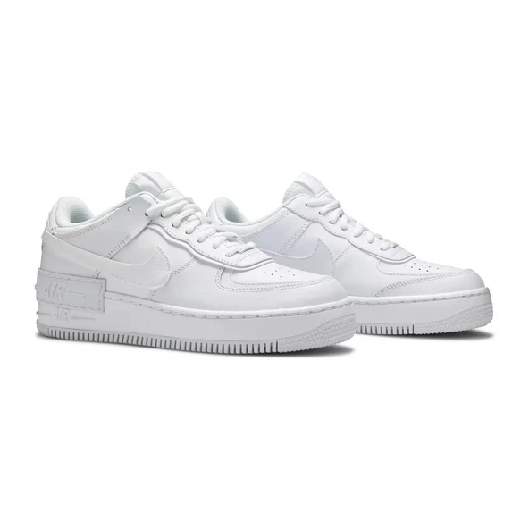 Nike Air Force 1 Shadow Triple White - Resim 3
