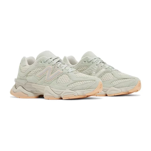 New Balance 9060 Silver Moss Green - Resim 3