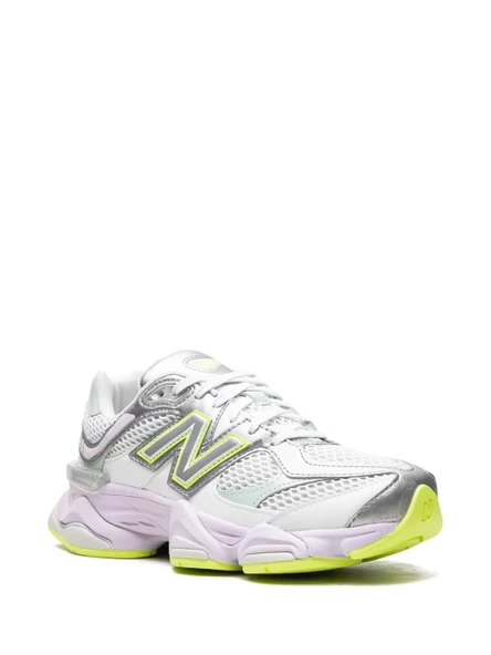 New Balance Unisex 9060 Sneakers - White/Grey/Purple/Green ürün görseli 1
