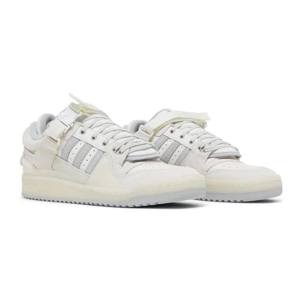 Bad Bunny x Forum Buckle Low White Clear - Resim 3