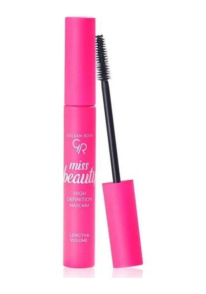 GOLDEN ROSE MİSS BEAUTY HİGH DEFİNİTİON SİYAH MASKARA ürün görseli 1