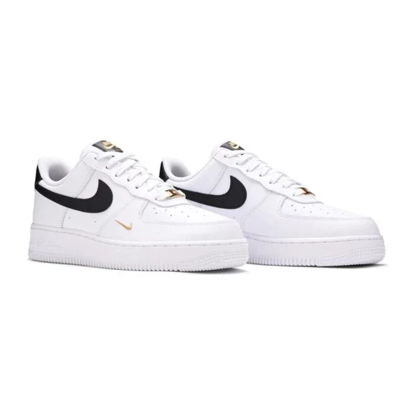Nike Air Force 1 07 Essential White Black - Resim 3