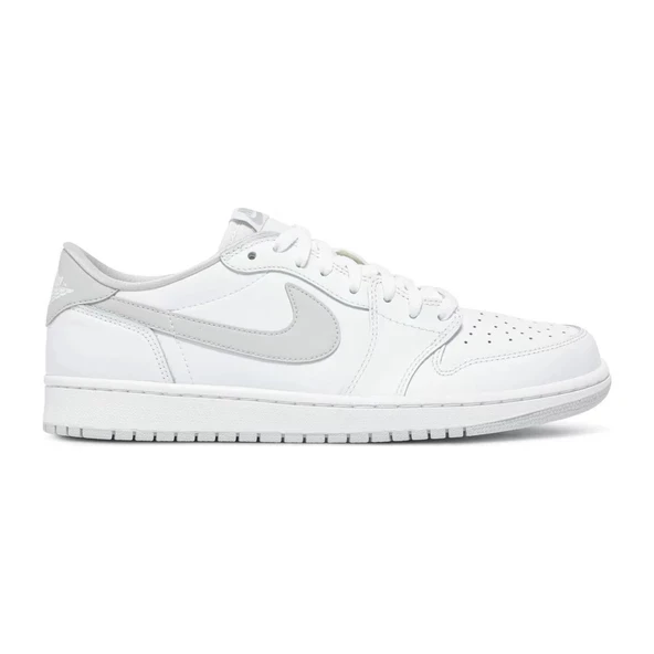 Air Jordan 1 Retro Low OG White Neutral Grey ürün görseli 1