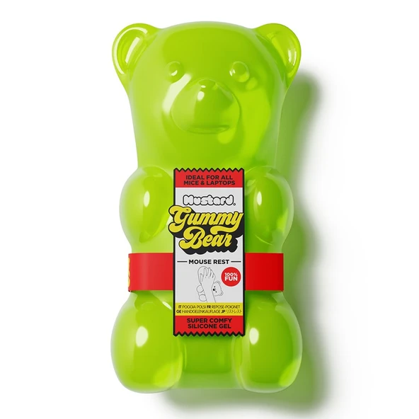 Mustard Gummy Bear Mouse Bilek Desteği - Yeşil ürün görseli 1