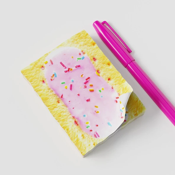 Mustard Pop Tarts Sticky Not Kağıdı - Resim 4